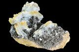 Blue, Bladed Barite Crystal Cluster - Morocco #103391-1